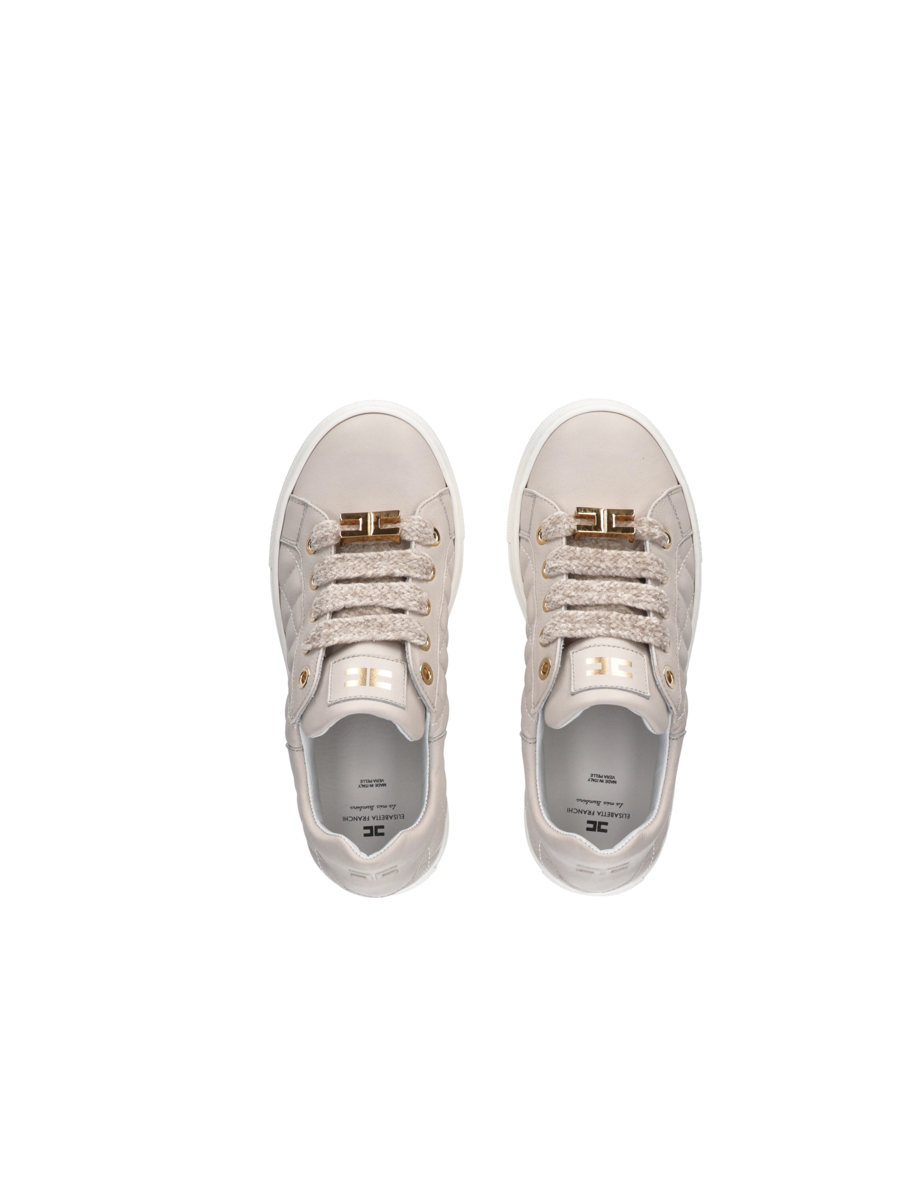 Sneakers bambina logate. ELISABETTA FRANCHI F4A9 E0106 12 51507 Zerotondo